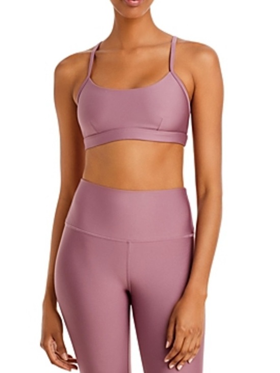 ALO Yoga Pants - ALO Matching set Airlift Intrigue Sports Bra & Leggings RARE Color Mauve Size XS